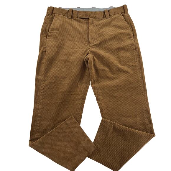 Brooks Brothers Brown Corduroy Pants trousers men’s size 38x30 Regular NWT - Picture 1 of 8
